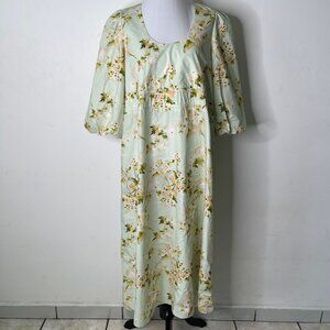 NWT Tuckernuck Women's Yellow Blue Marlena 100% Cotton Midi Floral Dress Size XS